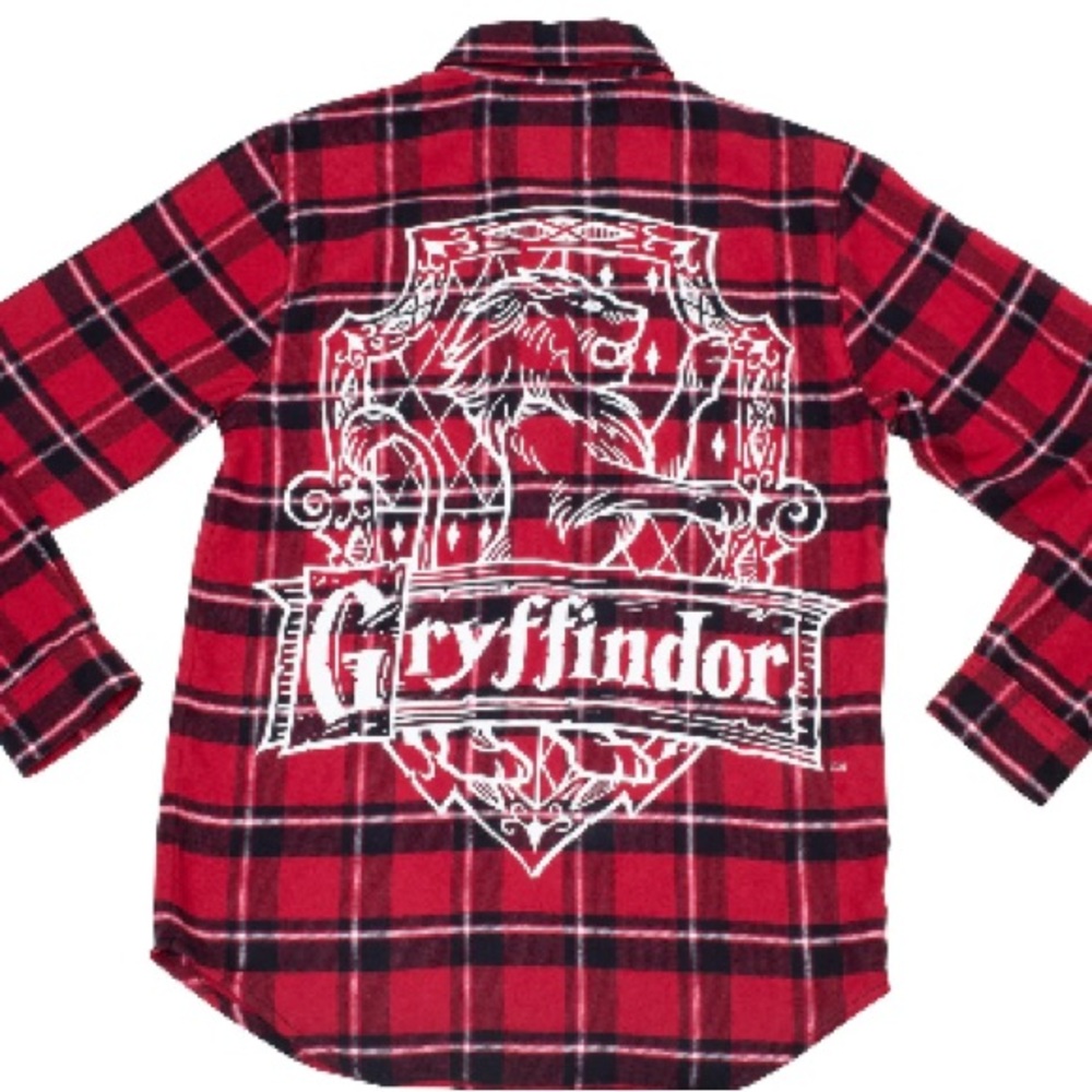 Gryffindor House Crest (Harry Potter) Flannel Shirt by Cakeworthy